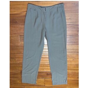 Eileen Fisher 100% Silk Dress Pants Trousers|Quiet Luxury|Minimalist| Size Small